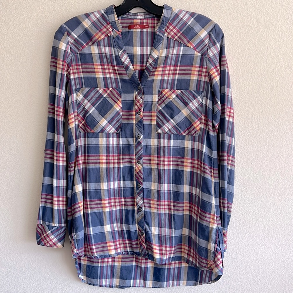 Woman Esprit checkered shirt
